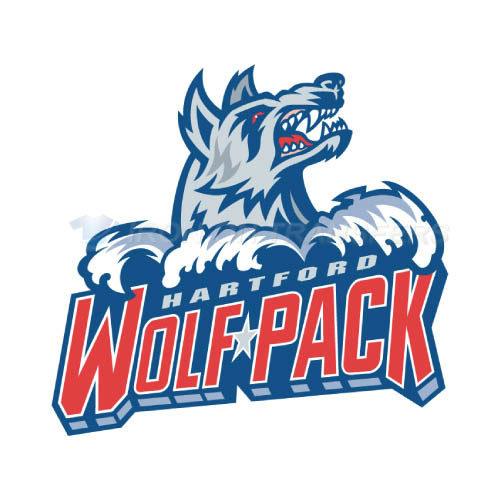 Hartford Wolf Pack Iron-on Stickers (Heat Transfers)NO.9035